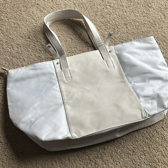 RARE Swarovski Crystal Sparkling WE Tote Bag - White - Picture 5 of 6